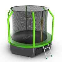 Батут EVO JUMP Cosmo 8ft (Green) с нижней сеткой